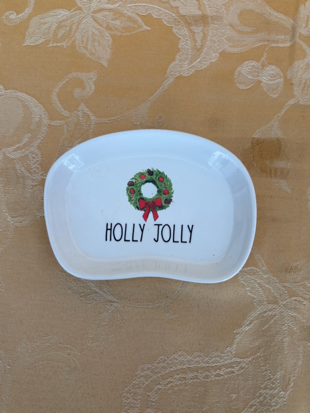 Rae Dunn Holly Jolly Spoon Holder